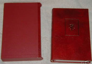 Rare Red Leather Silmarillion: Signed by Christopher Tolkien 1